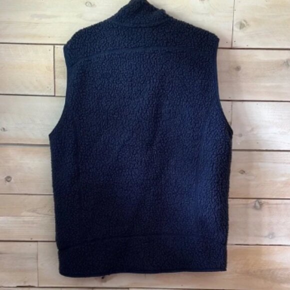 Patagonia Men's Navy Fleece Vest Synchilla Sz L - Picture 4 of 5